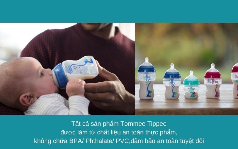 Bình sữa chống đầy hơi Tommee Tippee Advanced Anti-Colic 260ml (bình đôi) - Xanh Dương