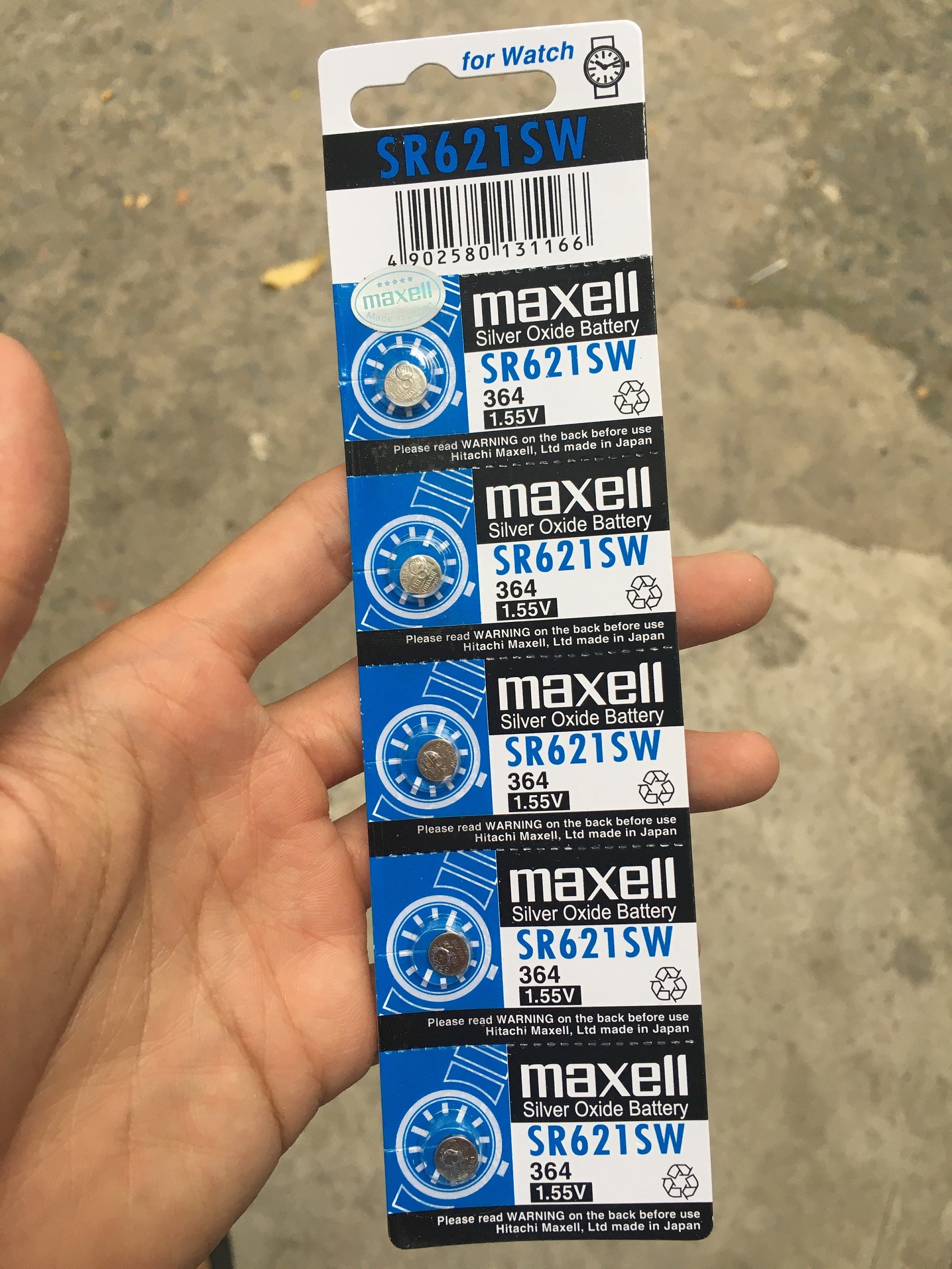 Pin Đồng Hồ Maxell 5 VIÊN Chính hãng