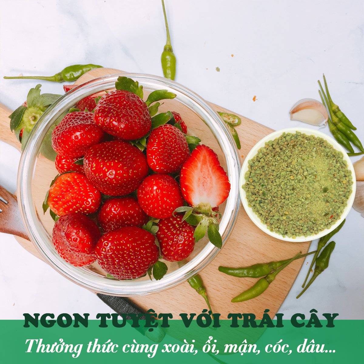 Muối Tôm Ớt Xanh Dh Foods 60g