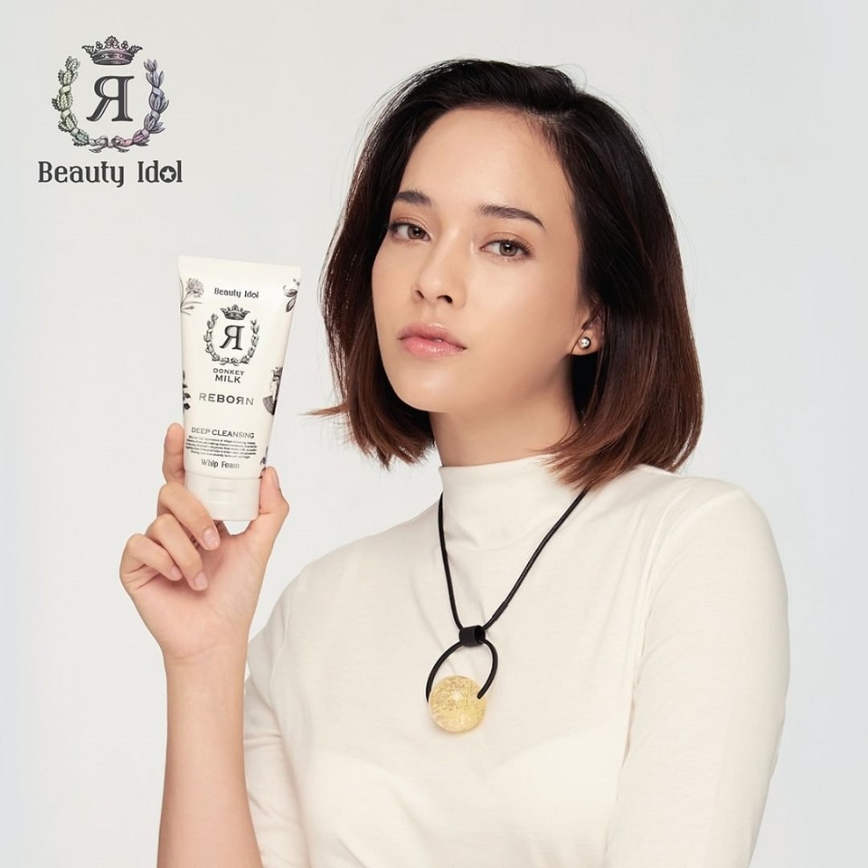 Sữa rửa mặt sạch sâu tái tạo da chiết xuất sữa lừa Beauty Idol 120g