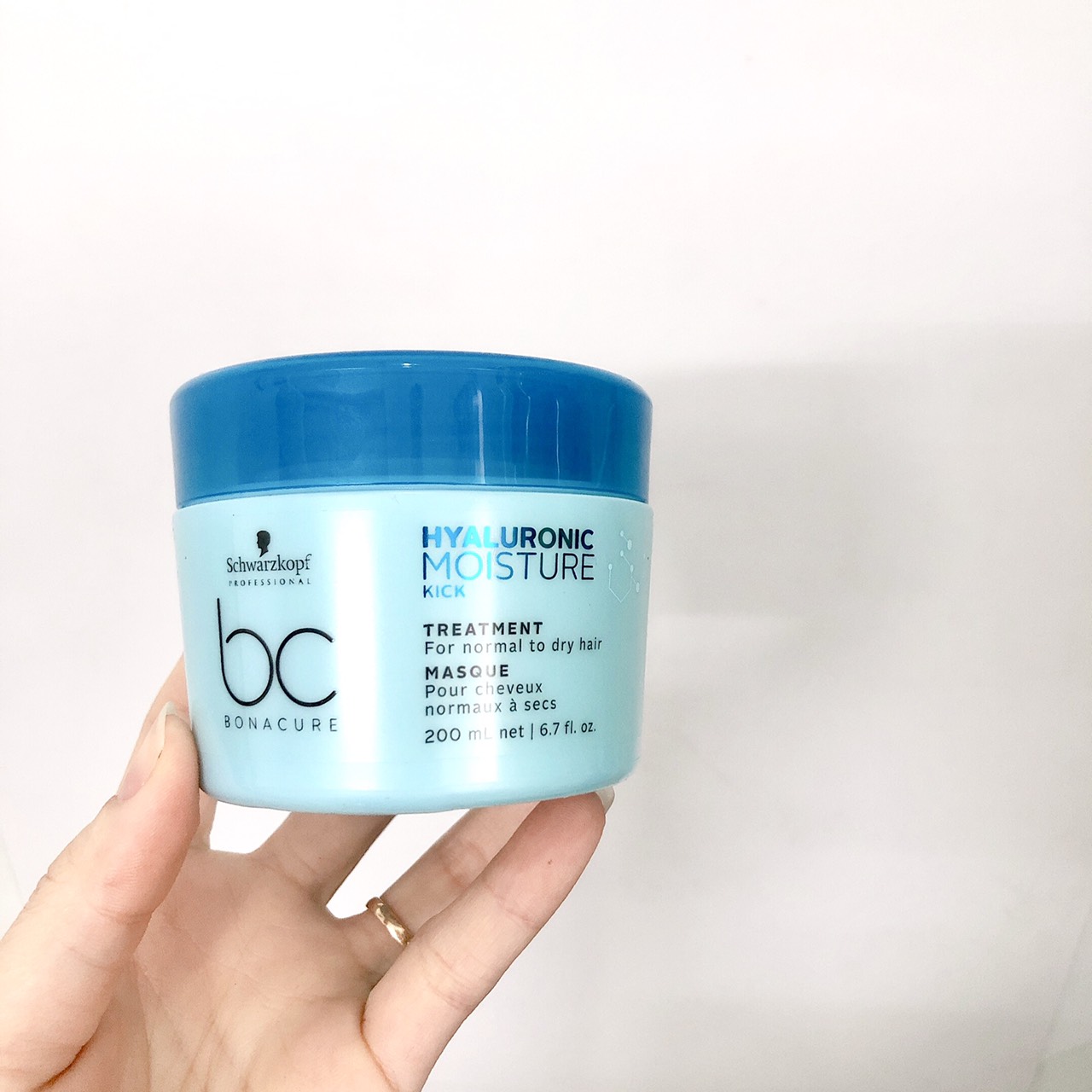 Dầu hấp ủ tóc Schwarzkopf BC Bonacure Hualuron Moisture Kick Micellar Treatment giữ ẩm tóc khô giòn và xoăn Đức 200ml