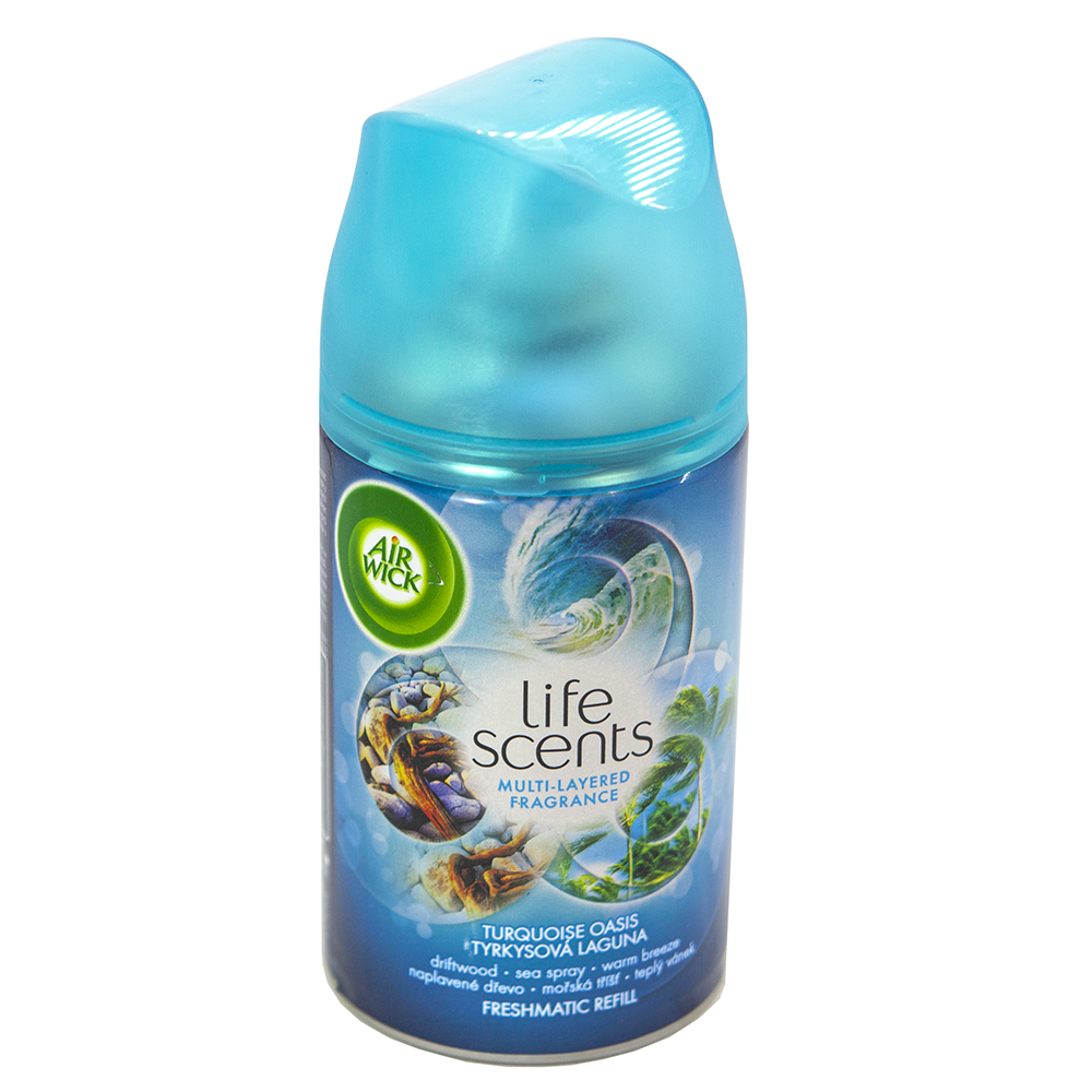 Bình xịt tinh dầu thiên nhiên Air Wick Turquoise Oasis 250ml QT006526 - hương gió biển