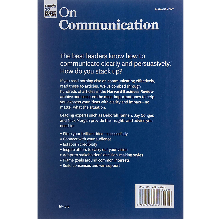 Harvard Business Review's 10 Must Reads On Communication