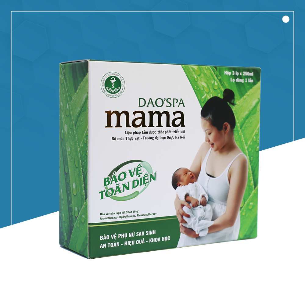 Nước xông tắm sau sinh Dao'spa mama người Dao đỏ 750ml - DK Pharma