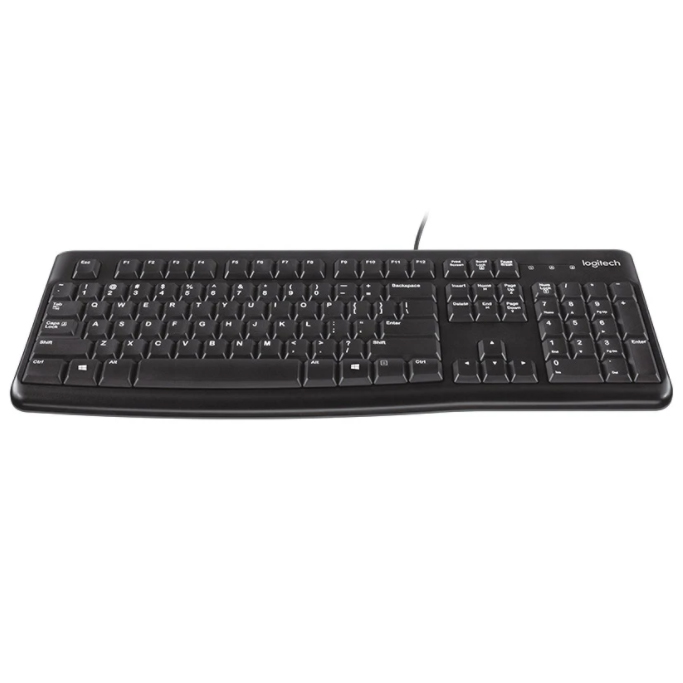 Combo chuột phím có dây Logitech MK120 - Hàng chính hãng