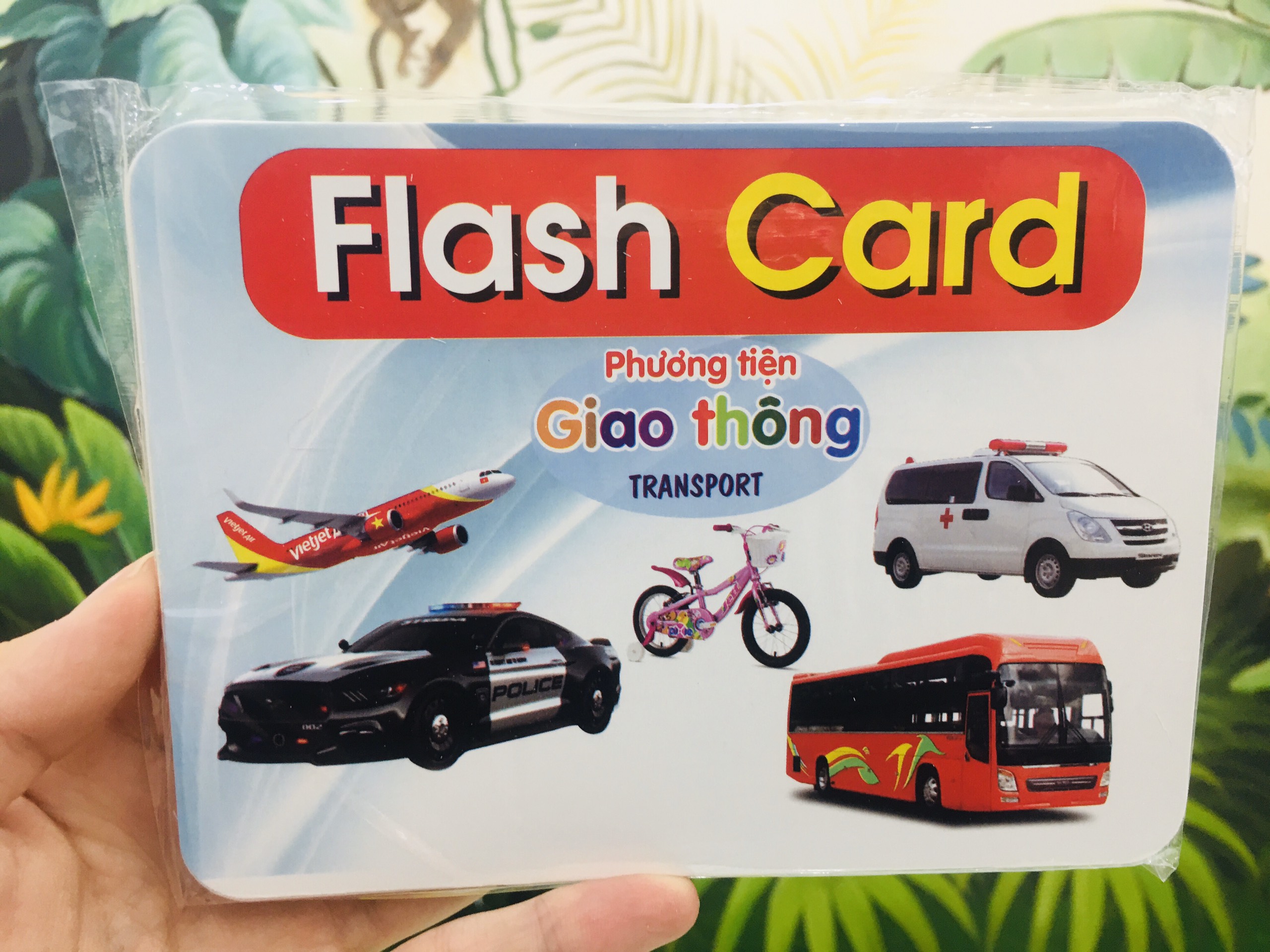 bộ thẻ học thông minh cho bé từ 0 đến 3 tuổi, Bộ Thẻ Học Thông Minh Flashcard Song Ngữ Cho Bé - Hàng Chính Hãng