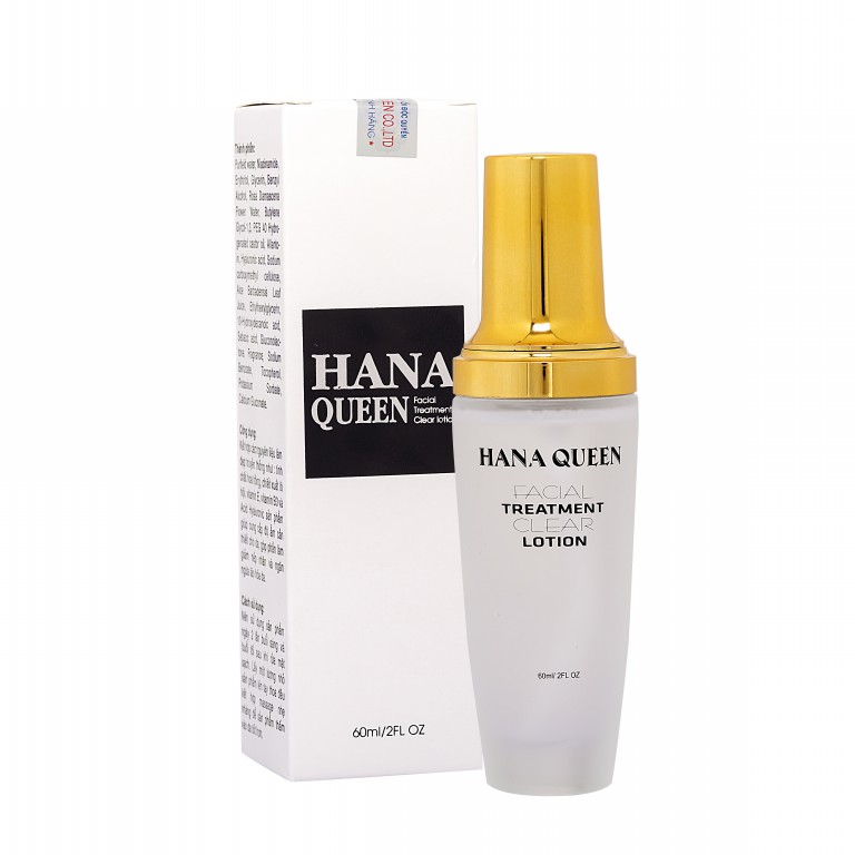 FACIAL TREATMENT CLEAR LITION  HANA QUEEN  - LÀM SACH SÂU, CÂN BẰNG DA, DƯỠNG ẨM