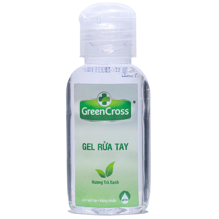 Hình ảnh Gel Rửa Tay Khô Green Cross Trà Xanh 60ml - 8936027441941