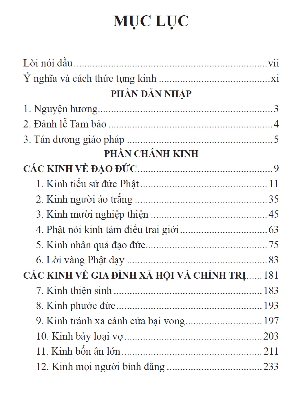 Kinh Phật về Đạo Đức và Xã Hội