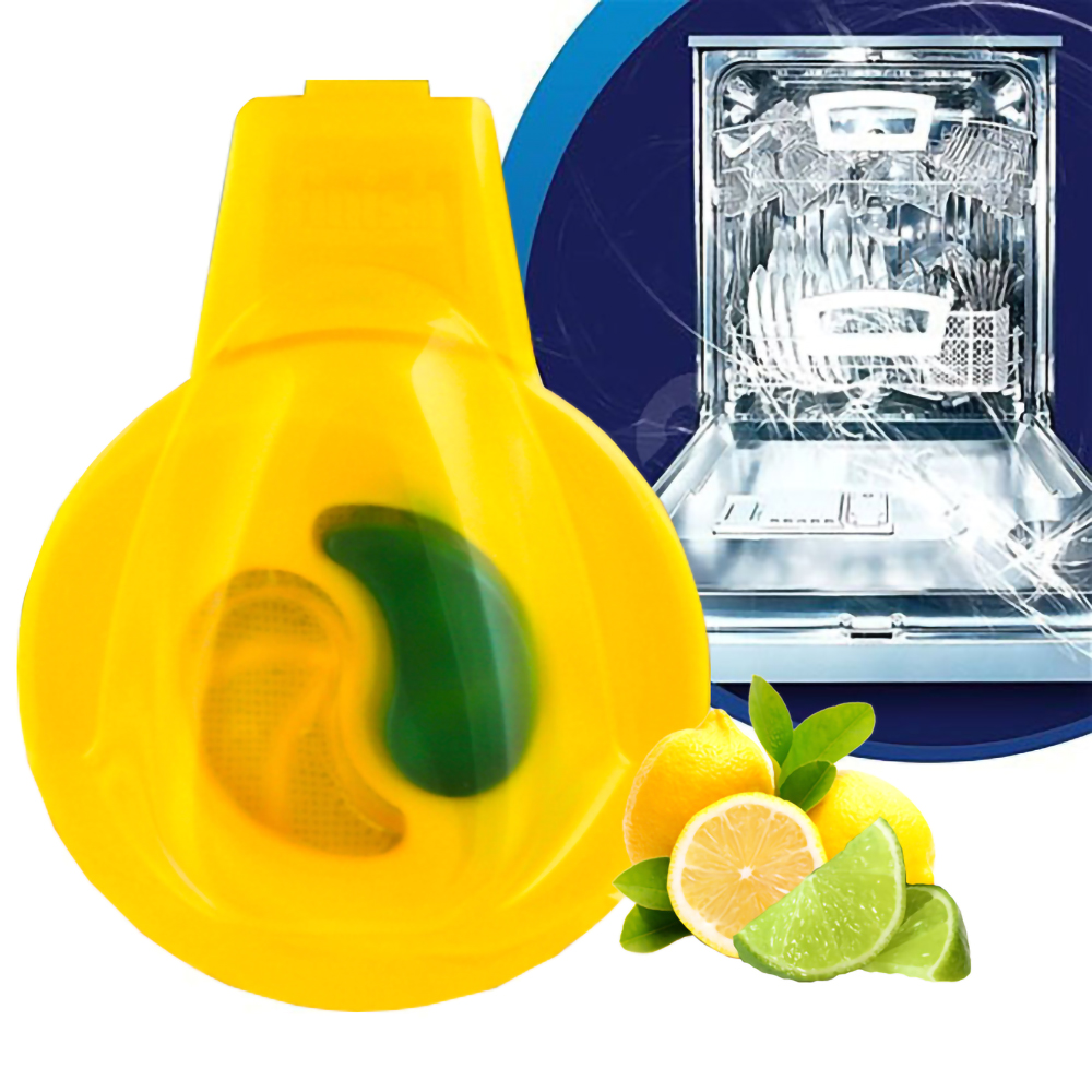 Tinh dầu treo khử mùi máy rửa chén Finish Dishwasher Freshener Lemon &amp; Lime 4ml QT017392 - hương chanh