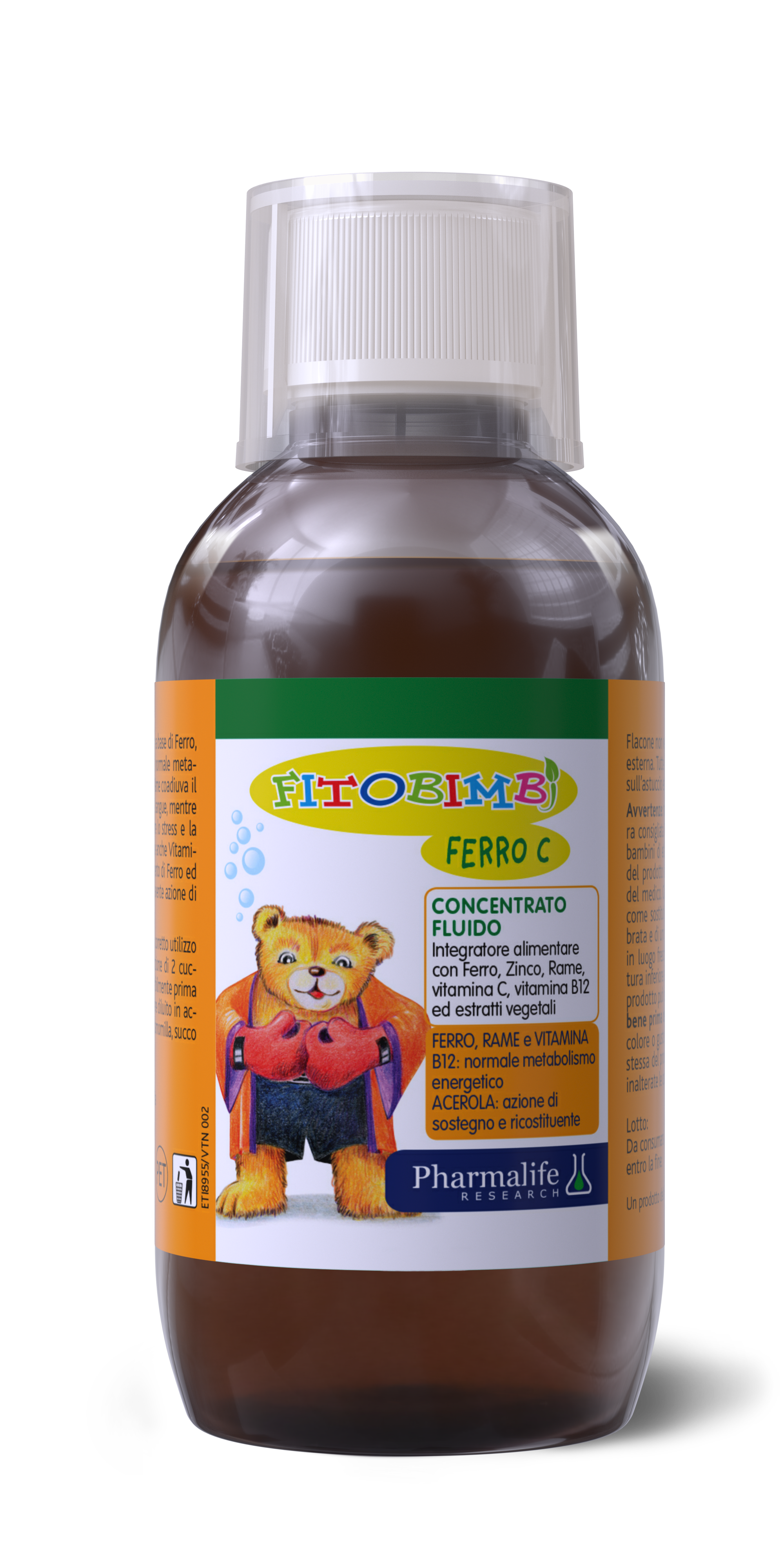 FITOBIMBI FERRO C – SIRO THẢO DƯỢC CHUẨN HÓA CHÂU ÂU BỔ SUNG SẮT VÀ KẼM CHO TRẺ