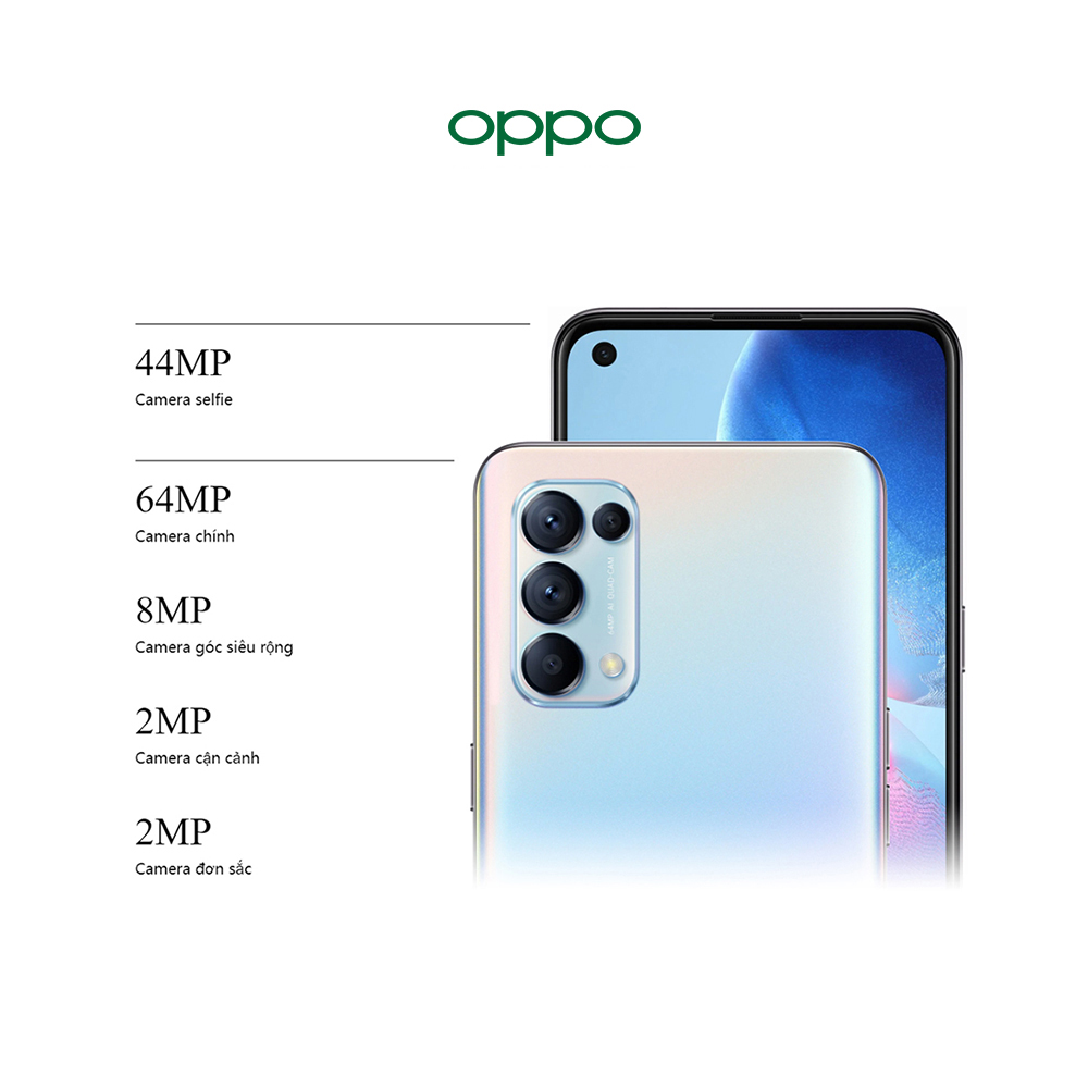 Điện Thoại Oppo Reno 5 (8GB/128G) - Hàng Chính Hãng