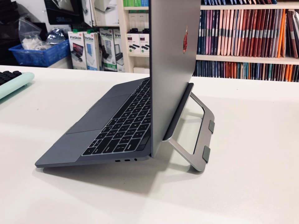 Đế nhôm gập tản nhiệt dành cho Macbook, Laptop - Hàng nhập khẩu