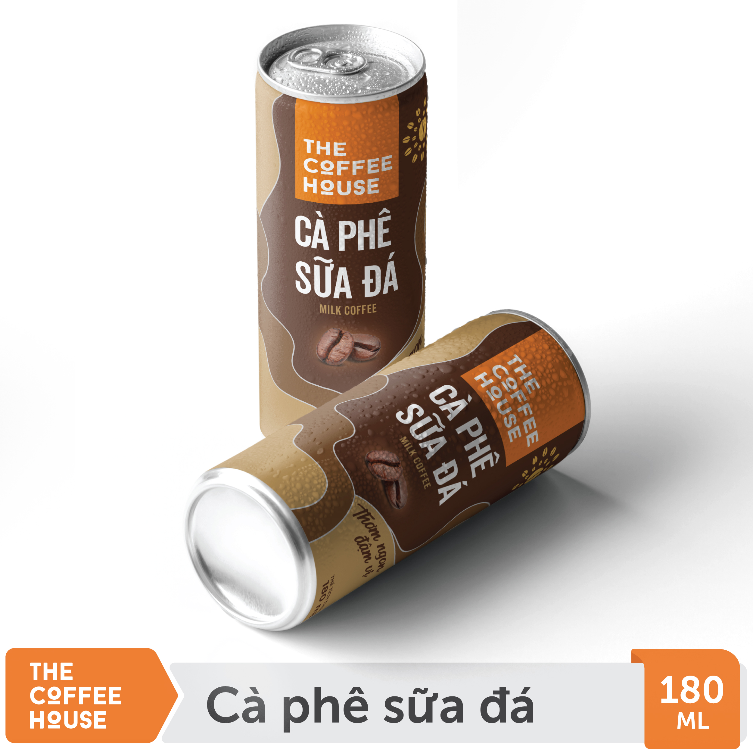 Thùng 24 Lon cà phê sữa đá The Coffee House (180ml/Lon)