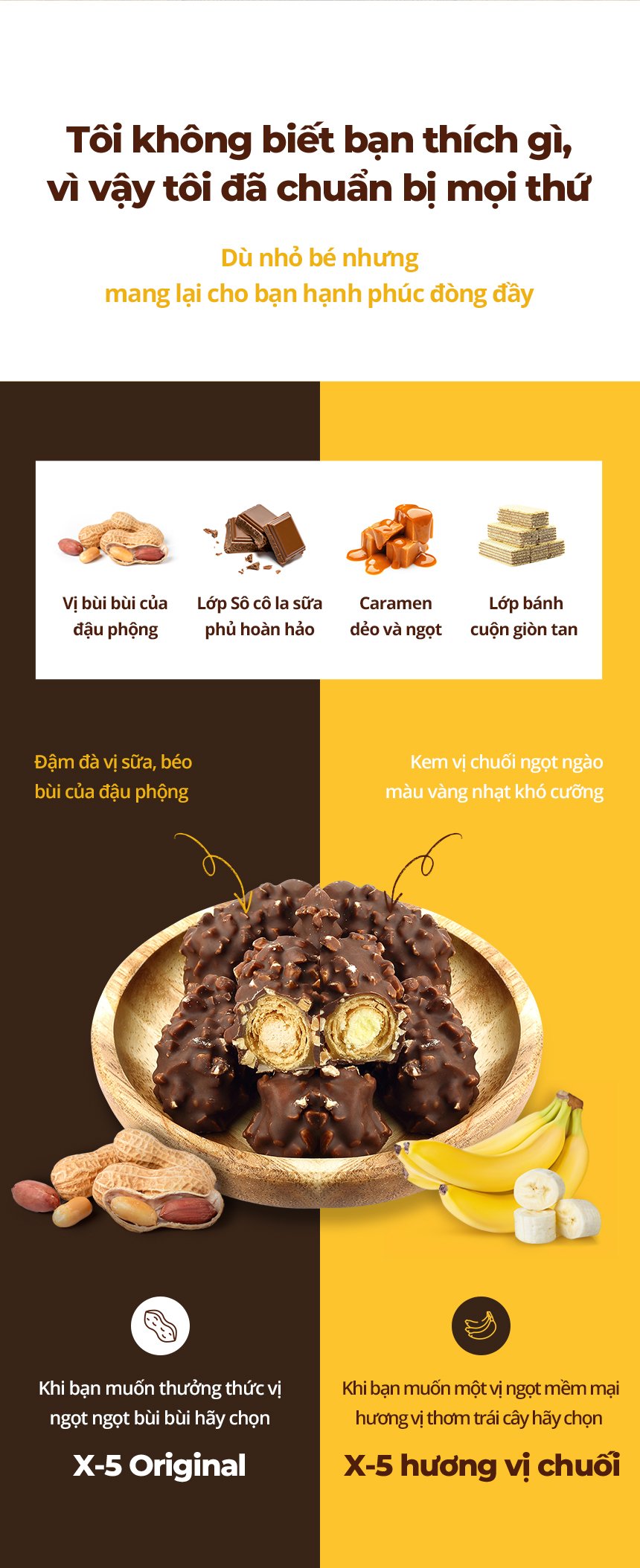 Bánh Socola X5 Hàn Quốc - Vị Chuối