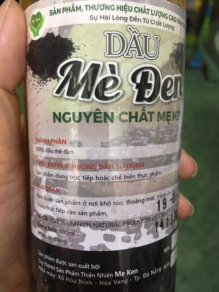 DẦU MÈ ĐEN MẸ KEN 500ml