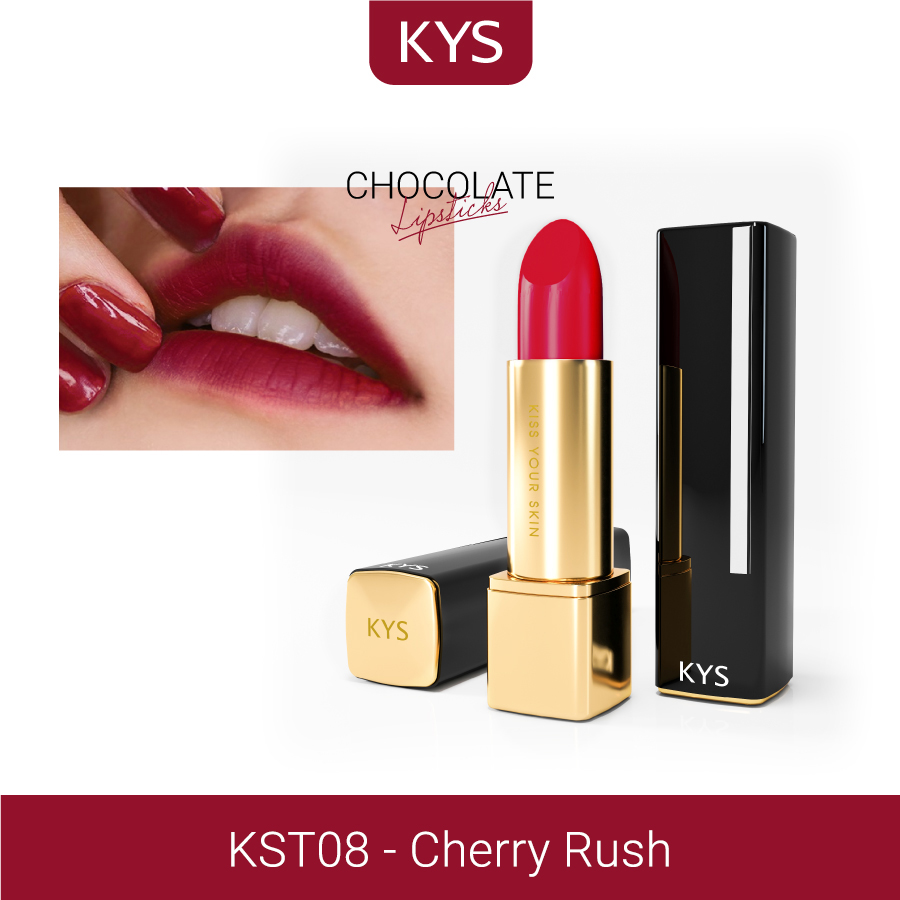 Son Chocolate Matte Lipstick KYS – CHERRY RUSH