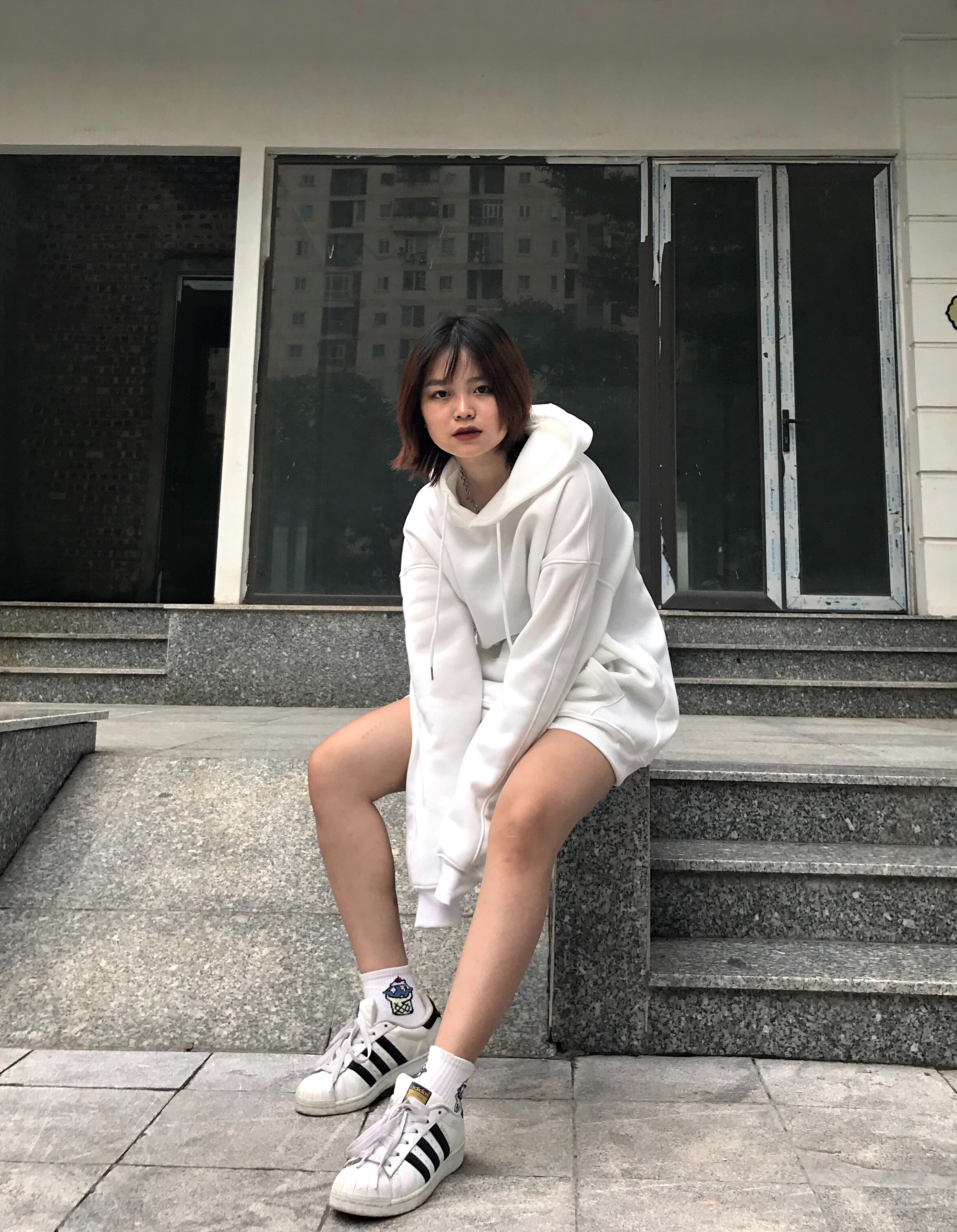 Áo cặp, áo hooadie đôi mùa thu đông dáng unisex form rộng chất nỉ bông