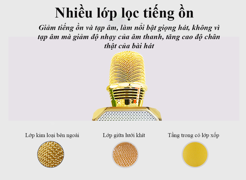 Micro SD-10 karaoke Bluetooth Có thể lưu bài và Mở nhạc - Hàng chính hãng