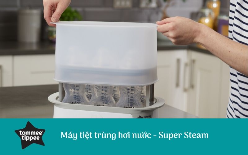 Máy tiệt trùng hơi nước Tommee Tippee Super-Steam