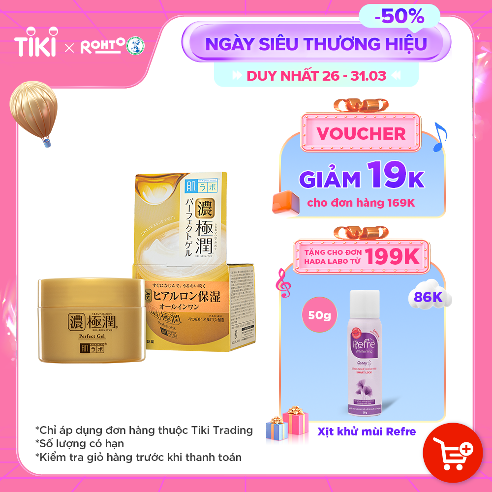 Kem dưỡng ẩm dạng gel Hada Labo Koi-Gokujyun Perfect Gel 100g