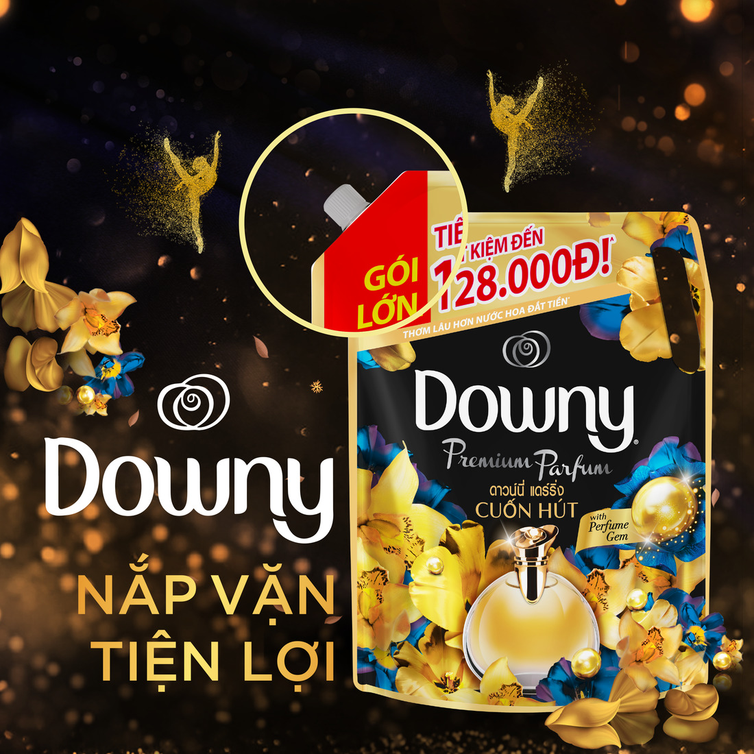 Nước Xả Downy Cuốn Hút 2.4L