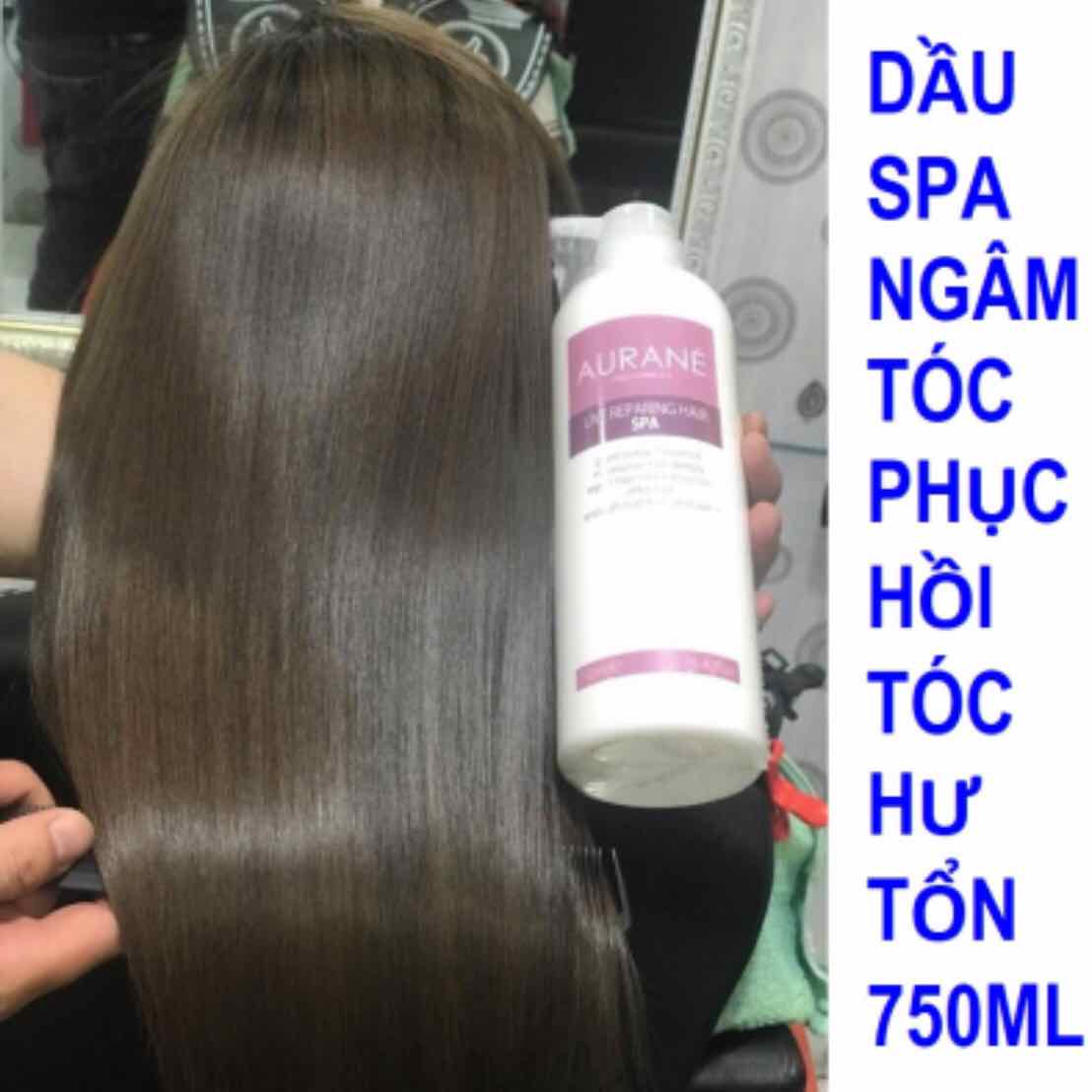 Dầu ngâm ủ phục hồi tóc Aurane Live Repairing Hair Spa 750ml