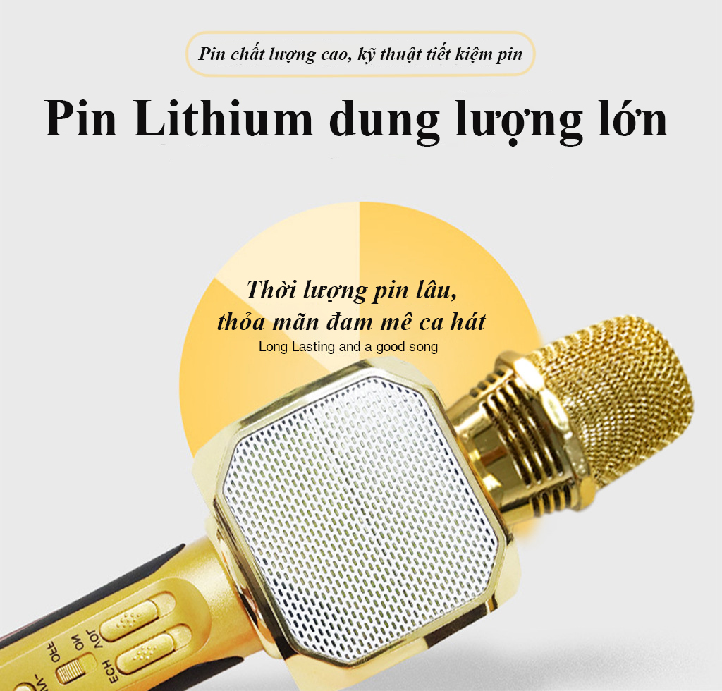 Micro SD-10 karaoke Bluetooth Có thể lưu bài và Mở nhạc - Hàng chính hãng