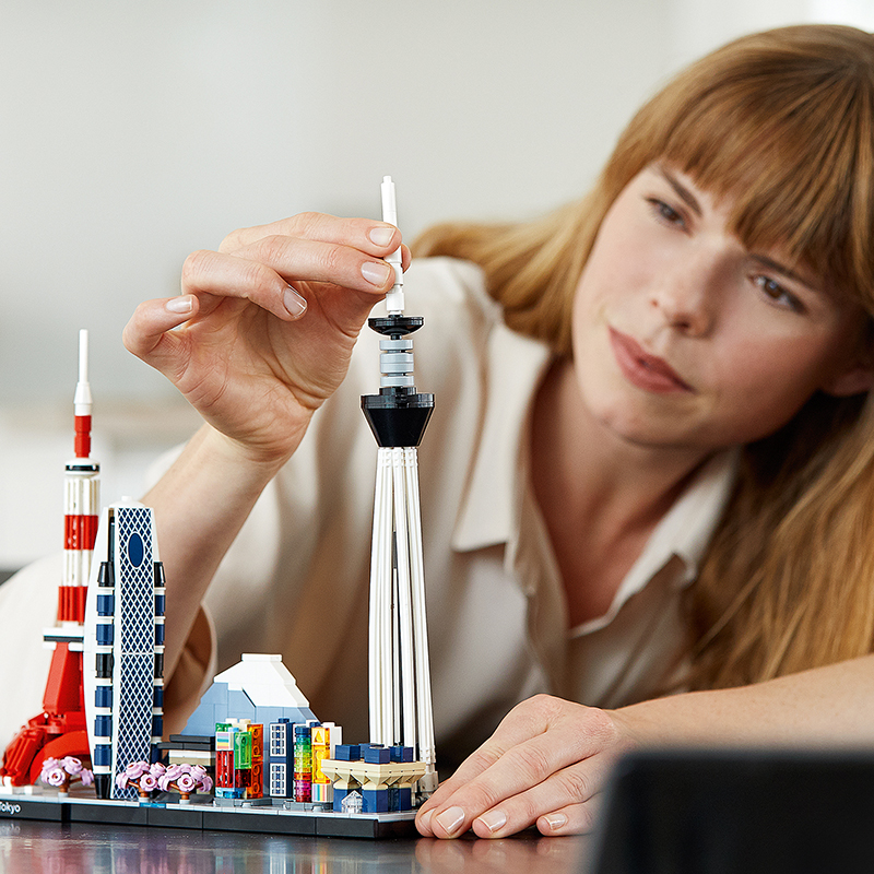 Mô hình đồ chơi lắp ráp LEGO ARCHITECTURE Thành Phố Tokyo 21051 ( 547 Chi tiết )
