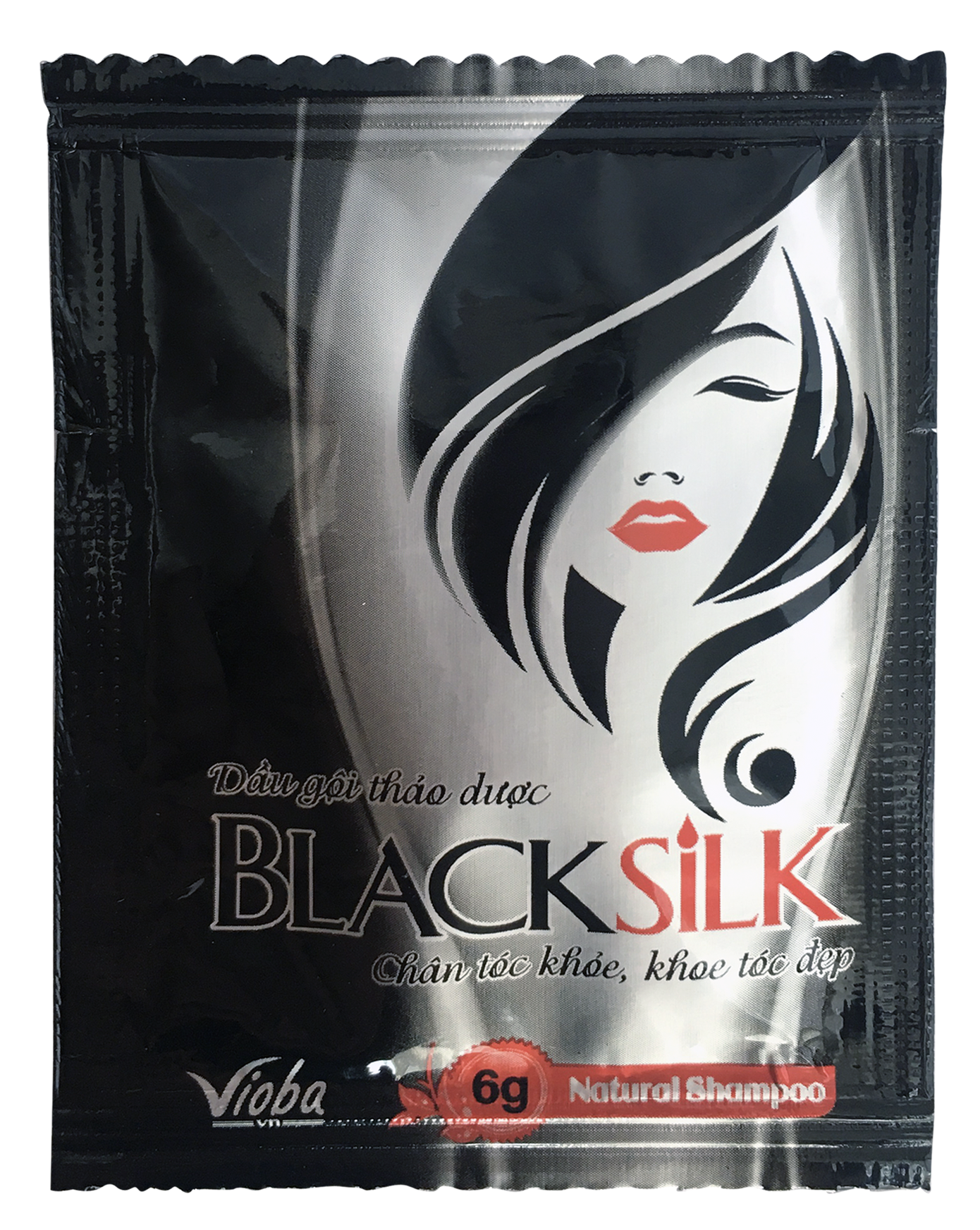 [40 gói] Dầu gội thảo dược Blacksilk - Giảm rụng tóc, sạch gàu, hết ngứa. Giúp tái tạo nang tóc đen và phục hồi nang tóc bị hư tổn. Ngăn ngừa tóc bạc sớm, gói 6g.