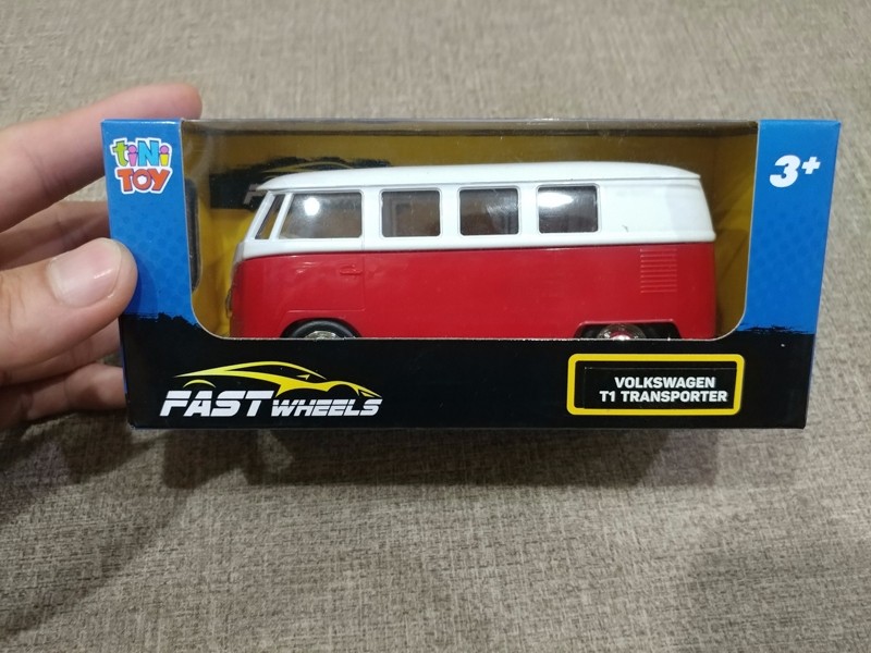 Hình ảnh Đồ Chơi Xe Tốc Độ Fastwheels 5 Inch (554000) - Xe Bus - Màu Đỏ