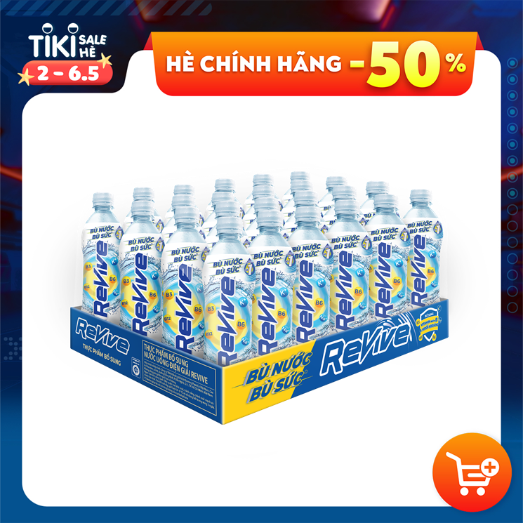 Thùng 24 Chai Nước Giải Khát Revive 500ml