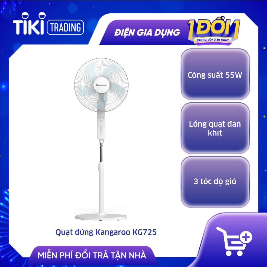 Quạt đứng Kangaroo KG725  - Hàng Chính Hãng