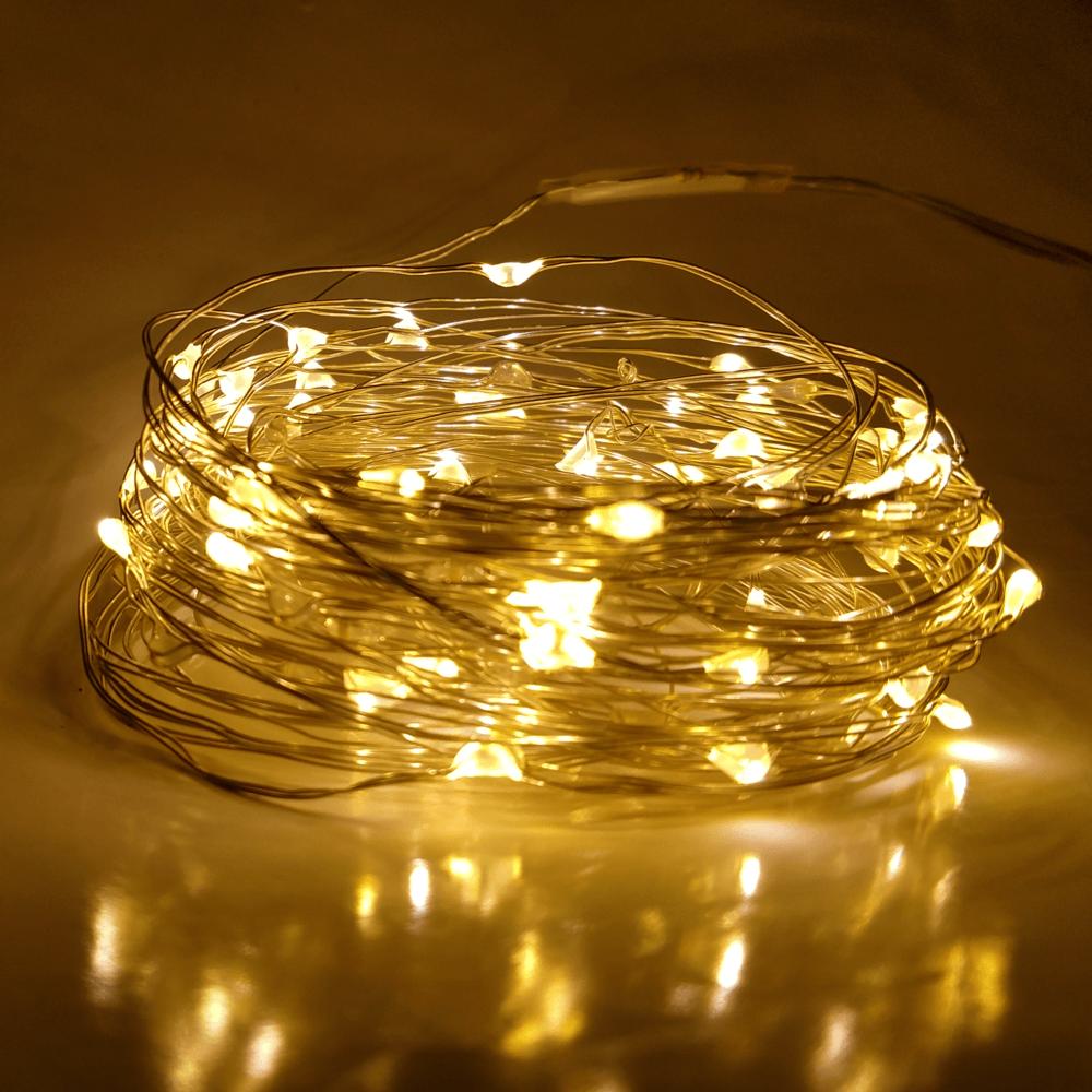 Đèn led đom đóm fairy light dây đồng trang trí decor phòng, cắm trại tạo không gian cổ tích lãng mạn - Đầu cắm USB cắm củ sạc điện thoại, lấy điện lưới