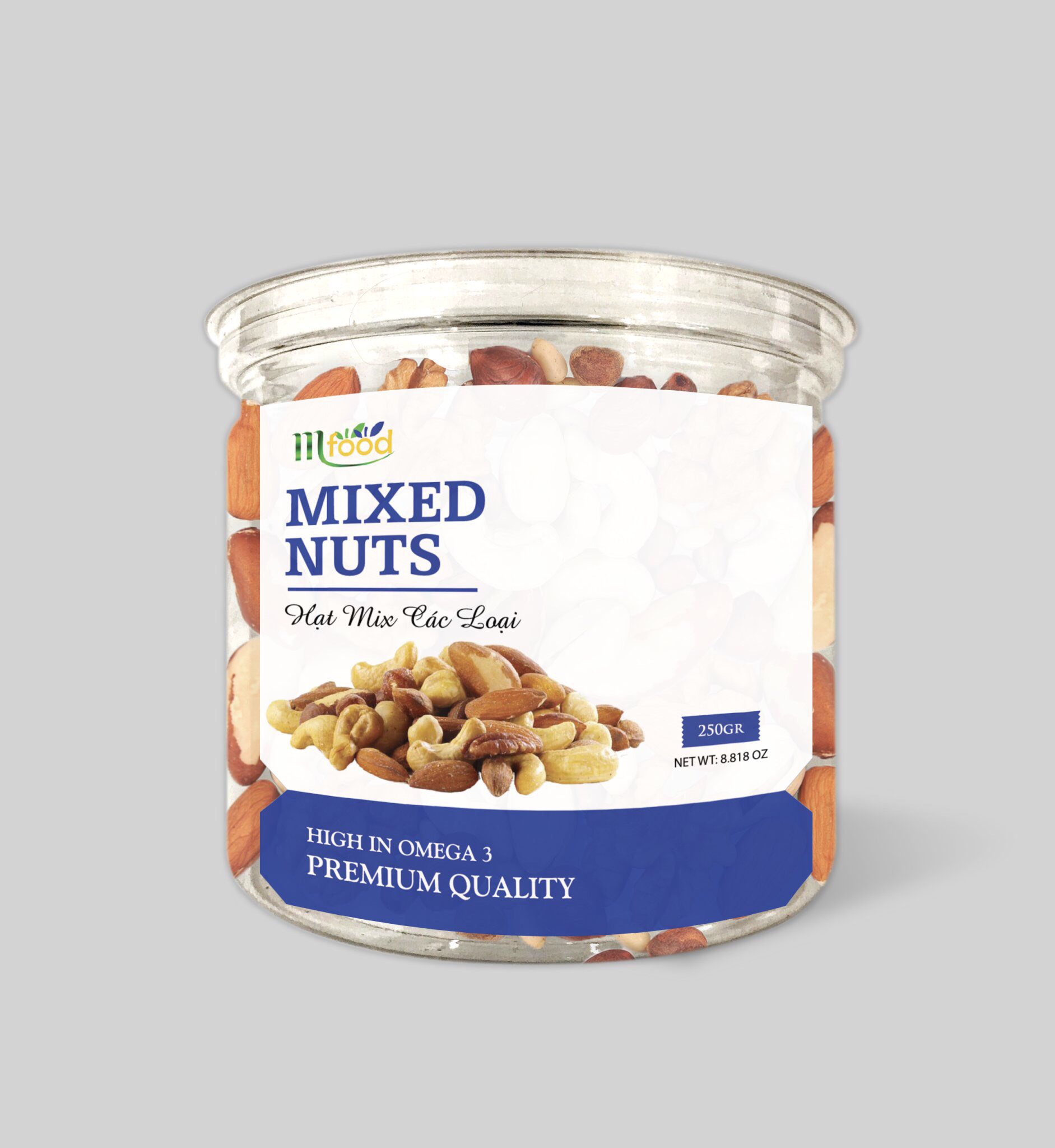Mix hạt dinh dưỡng cao cấp (hũ 250G)