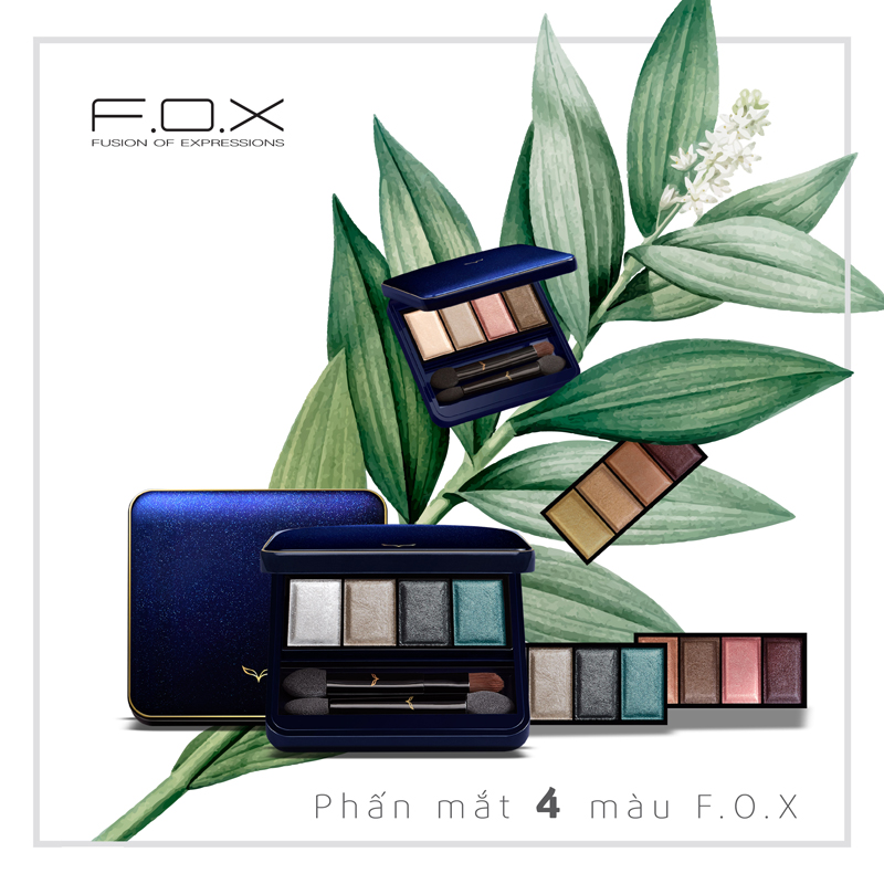 Phấn Mắt 4 Màu F.O.X Eyeshadow Palette 6.5g - GK04