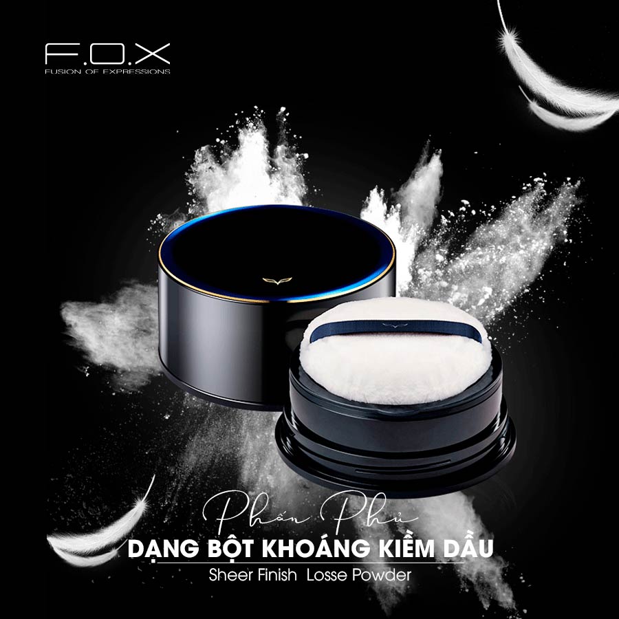 Phấn Phủ FOX Dạng Bột Khoáng Kiềm Dầu Sheer Finish Loose Powder 25g