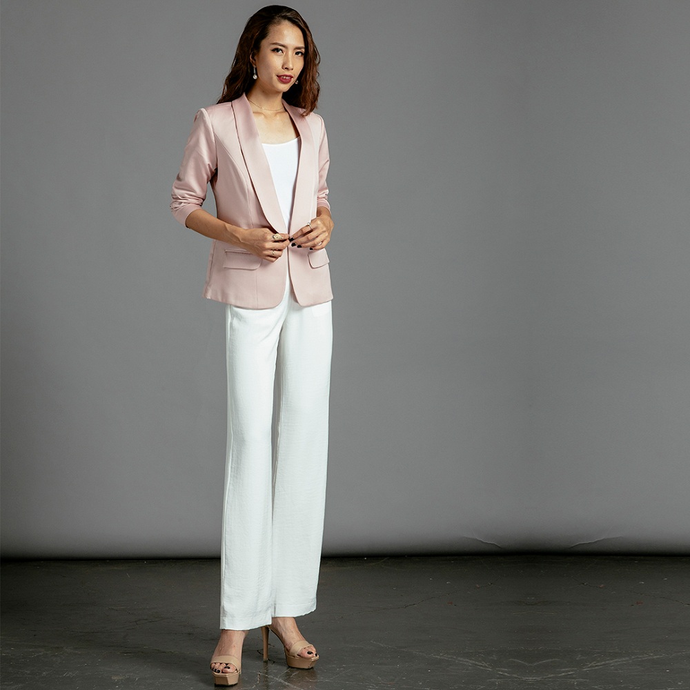 Áo Khoác Blazer Hity TOP117 (Hồng Anh Đào Sakura)