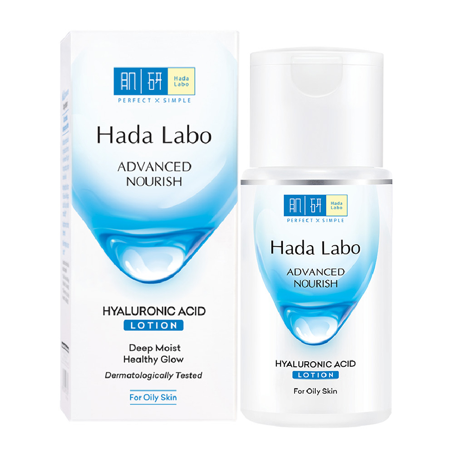 Hình ảnh Dung dịch dưỡng ẩm tối ưu Hada Labo Advanced Nourish Lotion dùng cho da dầu 100ml