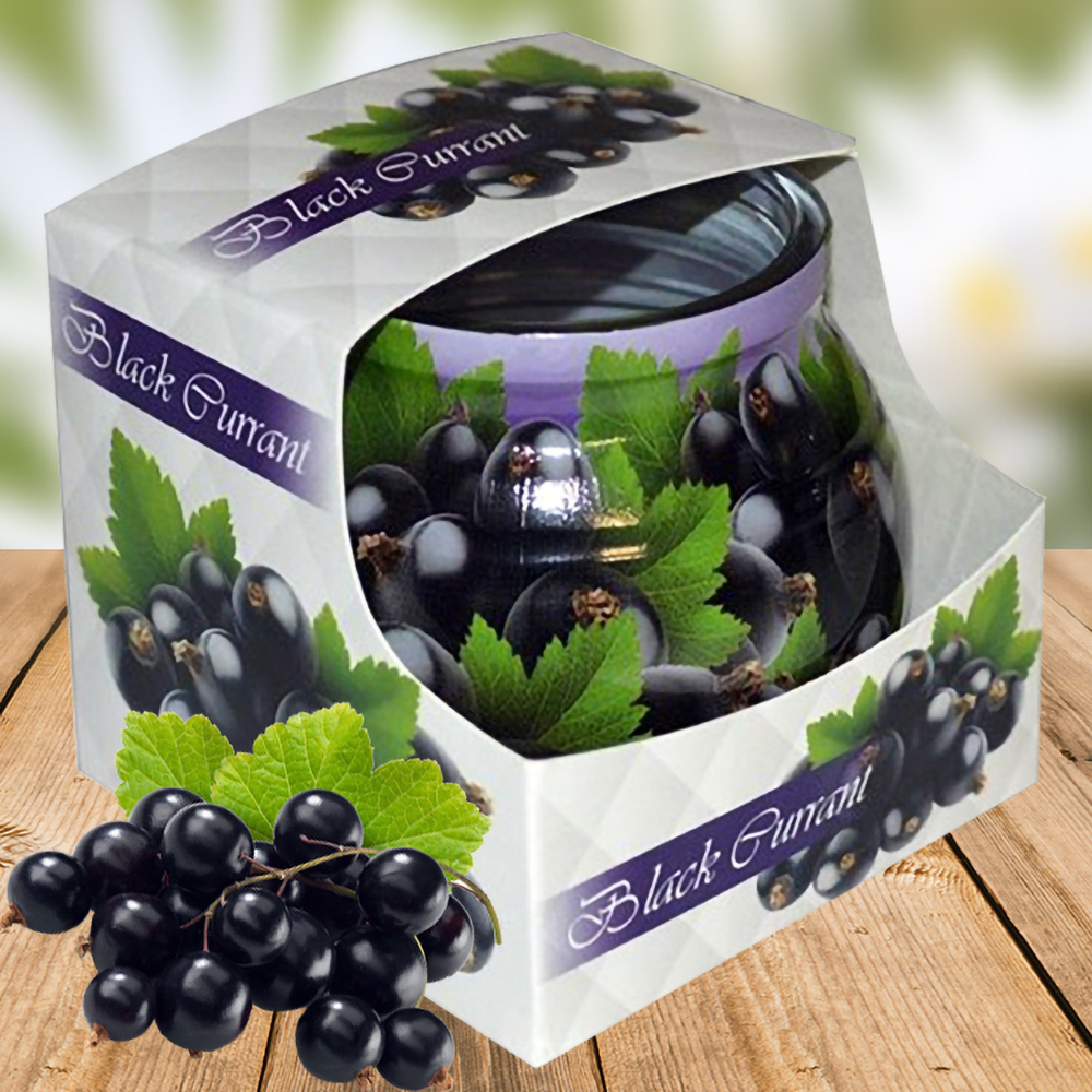 Ly nến thơm tinh dầu Admit Black Currant 85g QT04541 - nho chuỗi ngọc đen