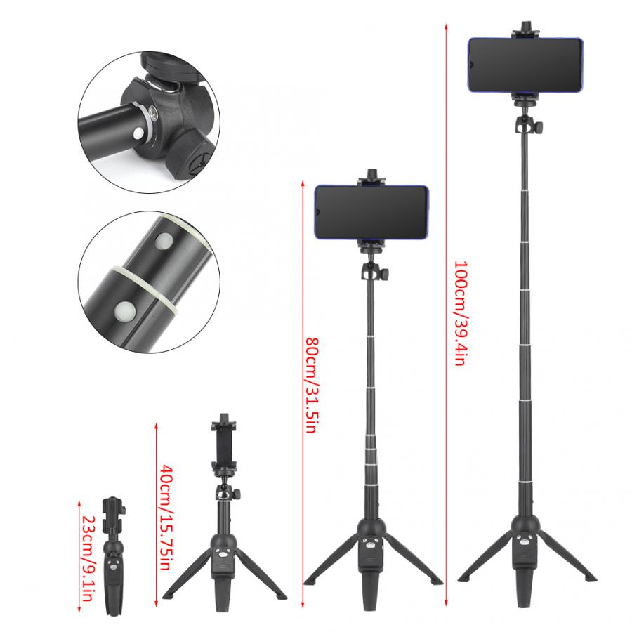 Gậy Chụp Hình Kiêm Chân Tripod Yunteng VCT - 9928 Kèm Remote Bluetooth Dành Cho Điện Thoại - Hàng chính hãng