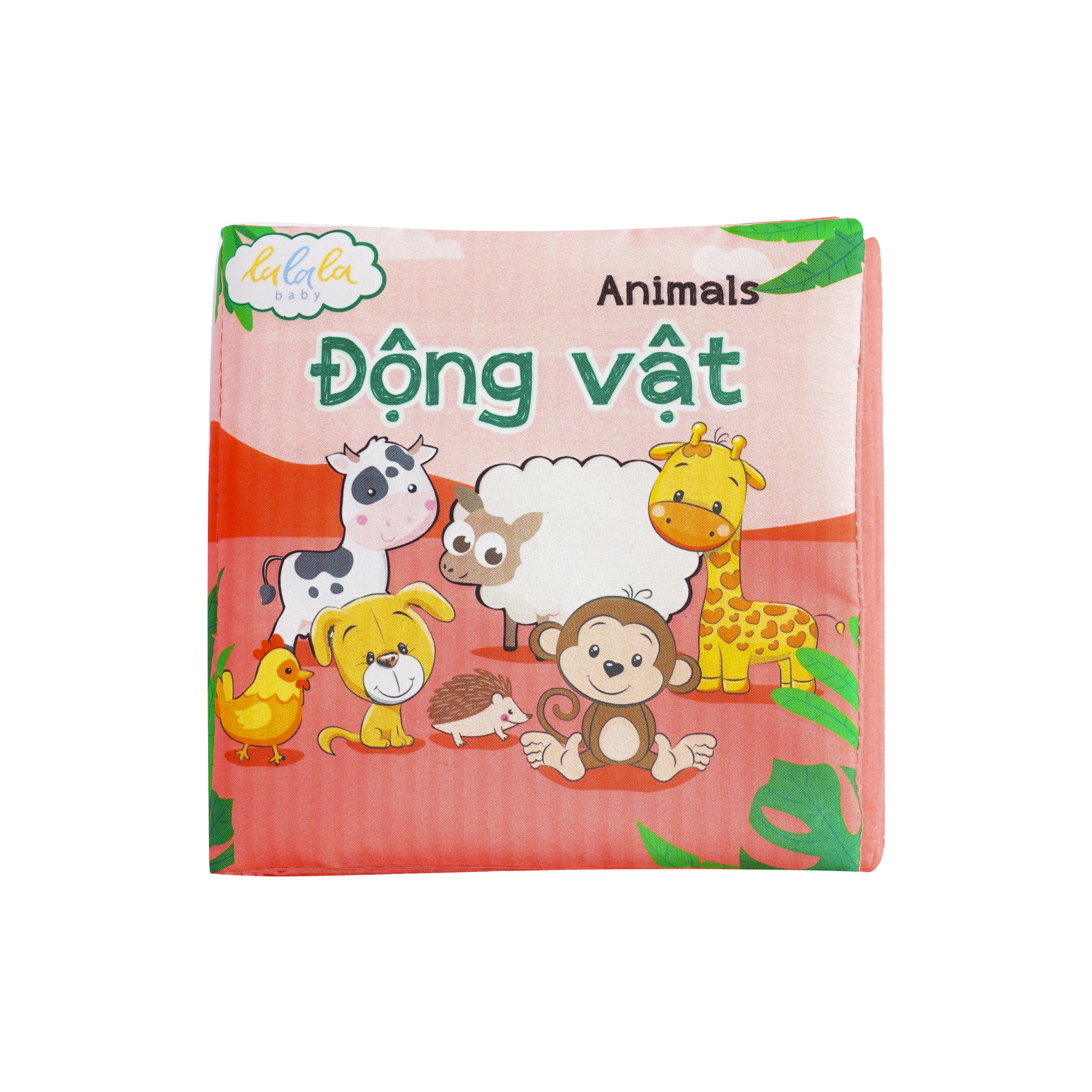 Sách vải song ngữ Lalala baby chủ đề Động vật