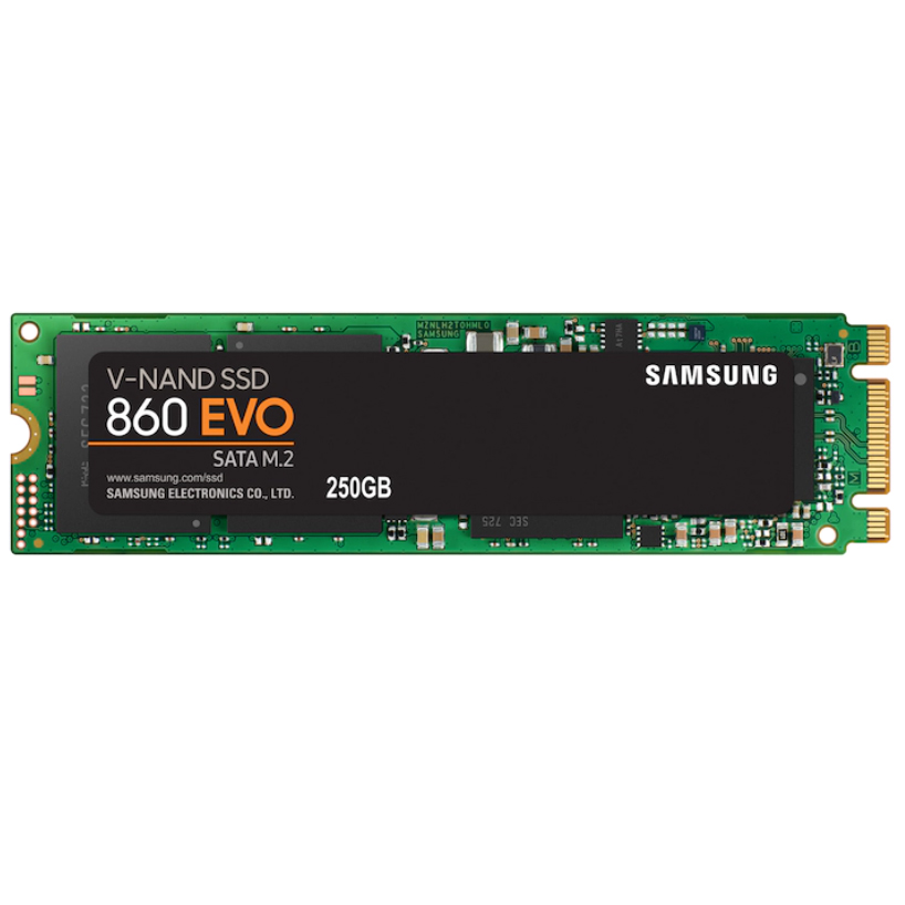 Ổ Cứng SSD Sata III M.2 2280 250GB Samsung 860 Evo MZ-N6E250BW - Hàng Chính Hãng