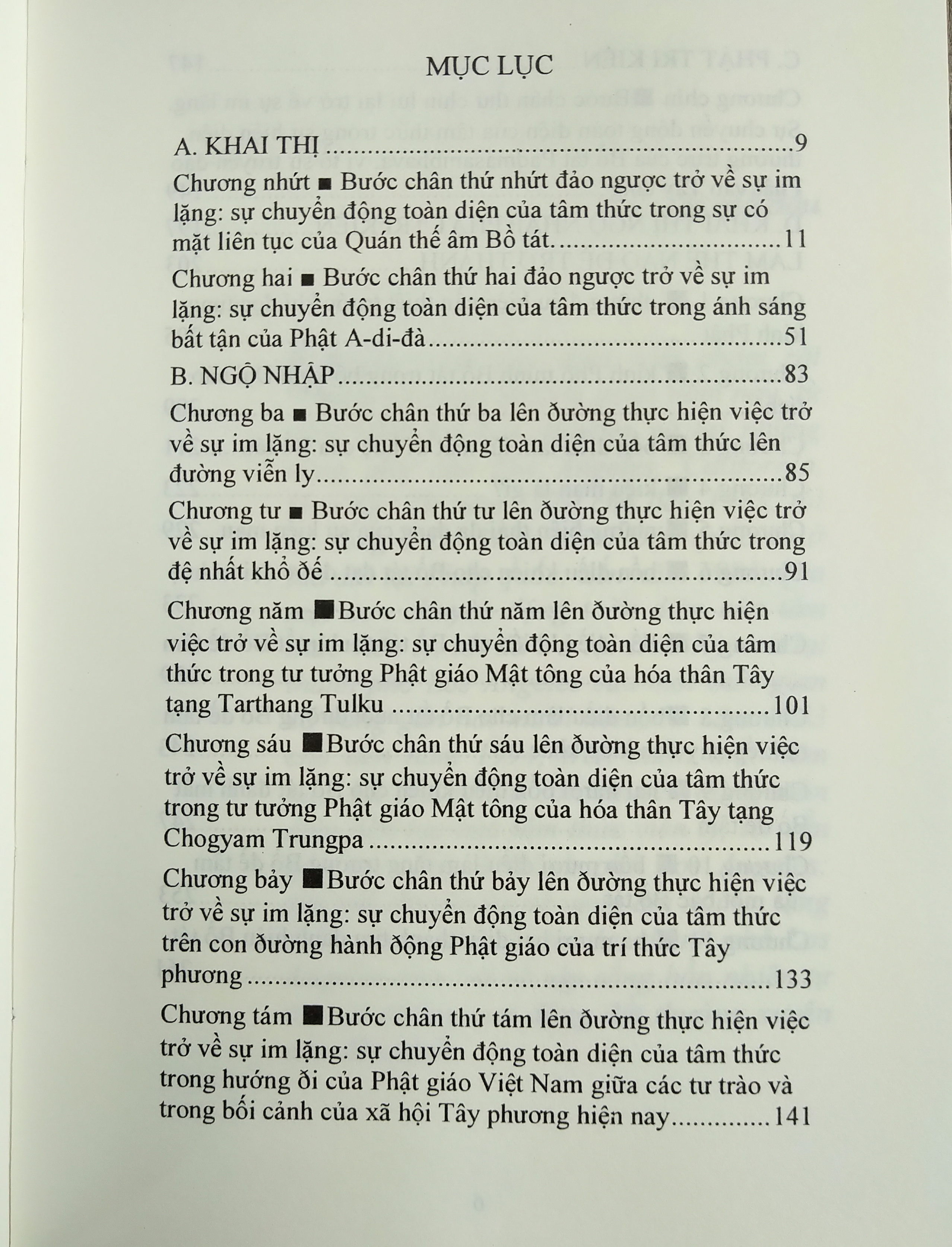 NHỮNG BƯỚC CHÂN NHẸ NHÀNG TRỞ VỀ SỰ IM LẶNG (Phạm Công Thiện)