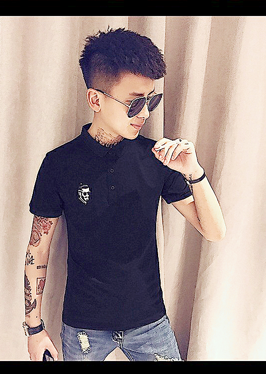 Áo phông, áo thun Polo Nam có cổ, tay ngắn, họa tiết thêu trước ngực mang phong cách Hàn Quốc cá tính, chất liệu vải Cotton cao cấp, mềm mịn, co giãn, hợp xu hướng thời trang - Mẫu HOT