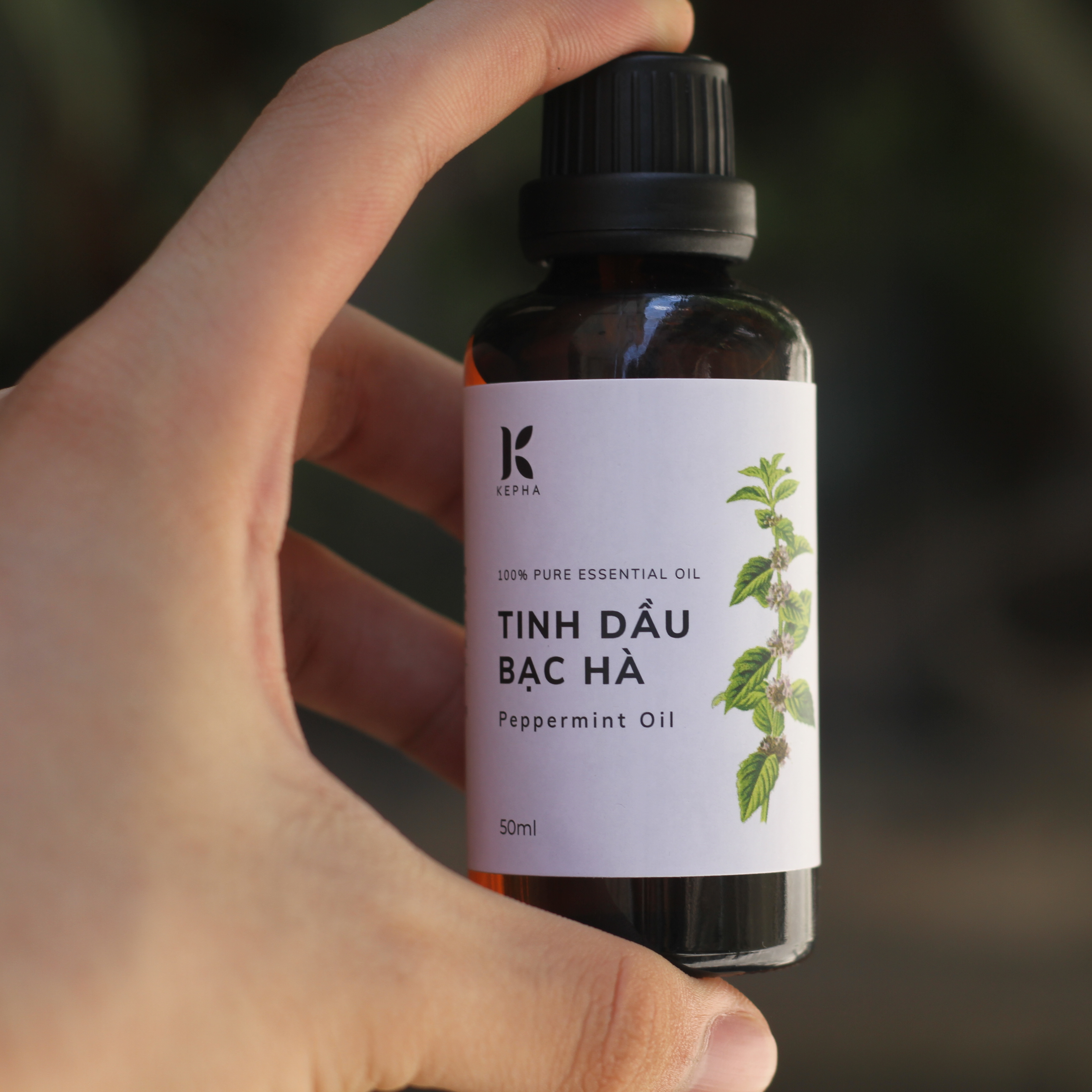 Tinh dầu Bạc Hà Peppermint Kepha 50ml - Nhập khẩu trực tiếp Ấn Độ - Đuổi chuột hiệu quả