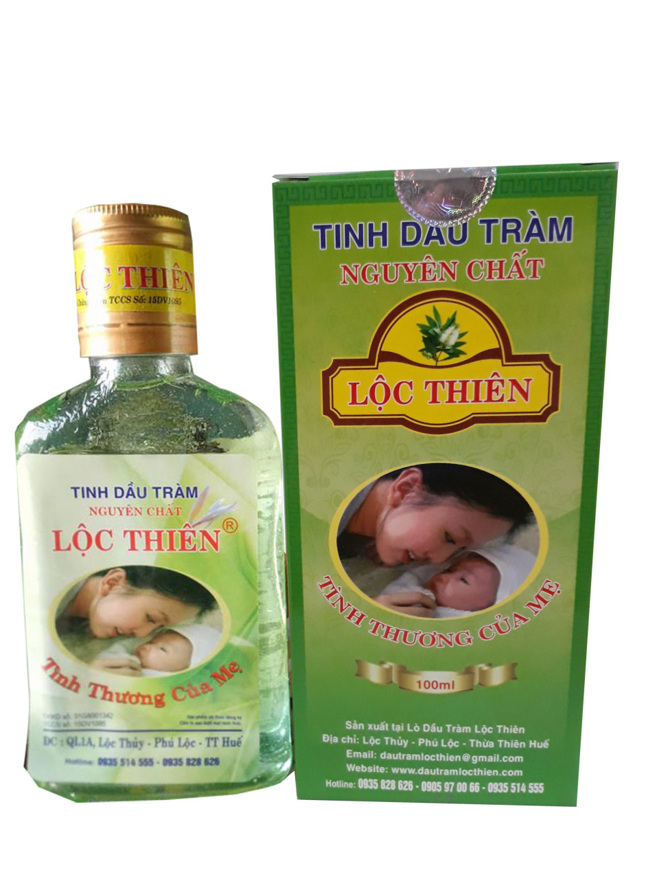 2 Hộp tinh dầu tràm nguyên chất Lộc Thiên 100ml Đặt Biệt