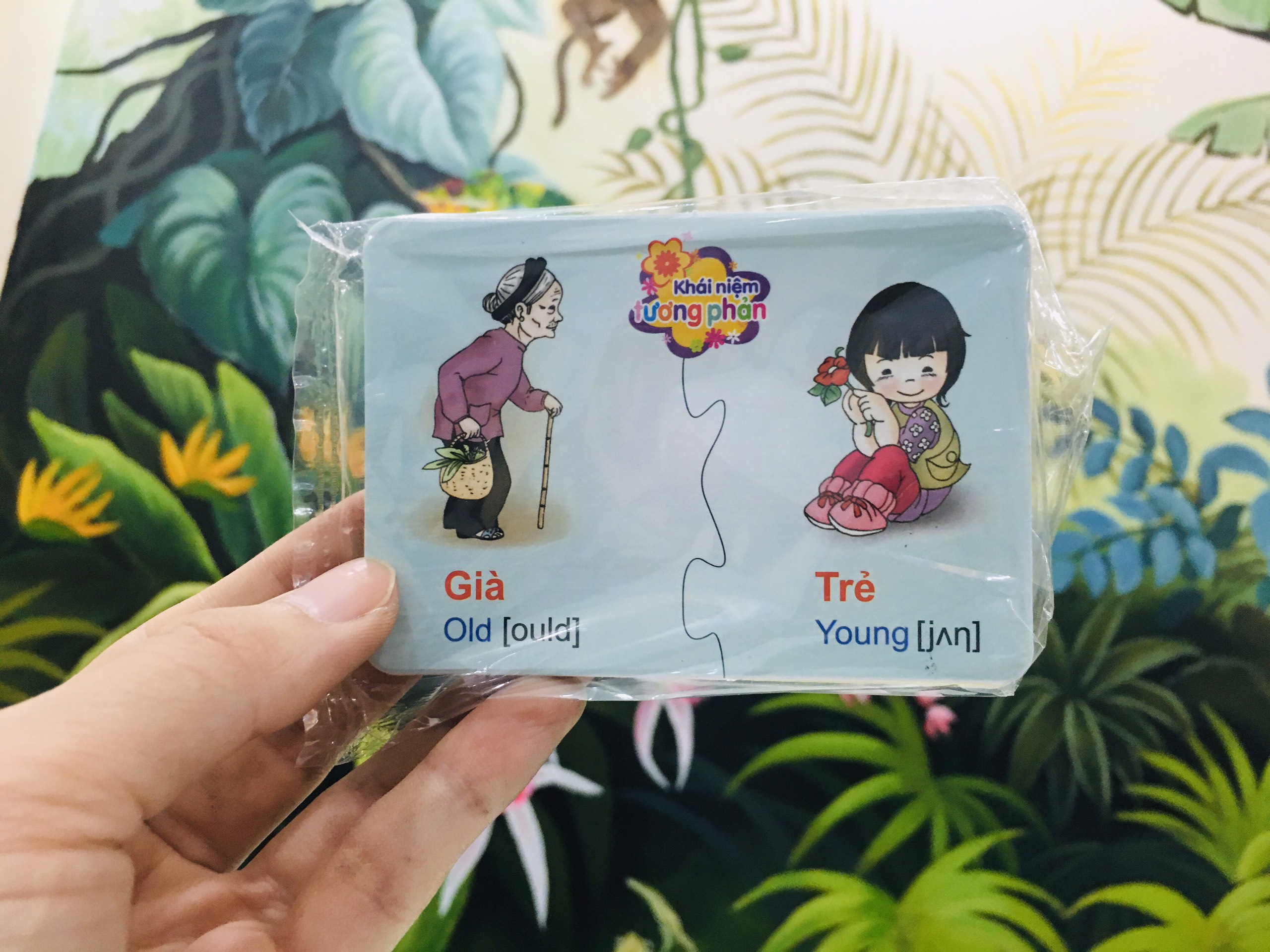 Thẻ Học Thông Minh Flashcard Song Ngữ Cho Bé