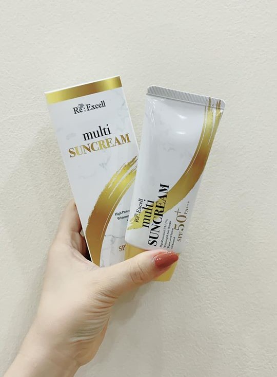 Kem Chống Nắng vật lý Re:Excell Multi Sun Cream SPF 50+/PA+++ R&amp;B VN 50ml