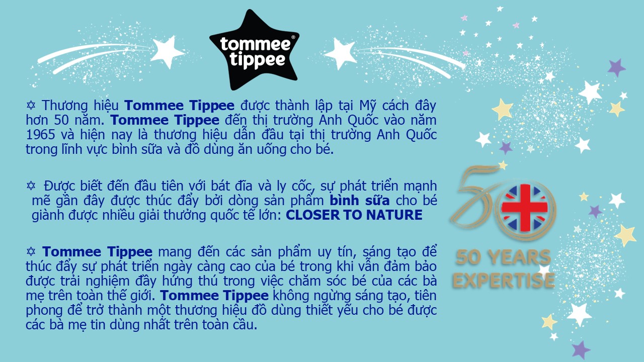 Bộ bình sữa Tommee Tippee Newborn